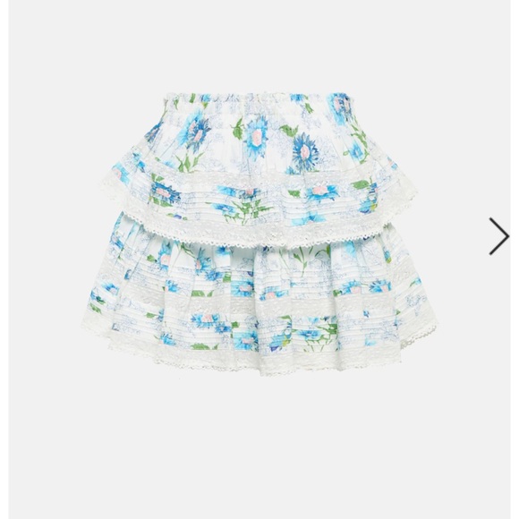 LoveShackFancy Ruffle Mini Skirt - Picture 5 of 6